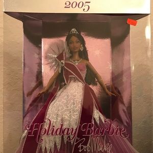 African American Happy Holiday Barbie 2005